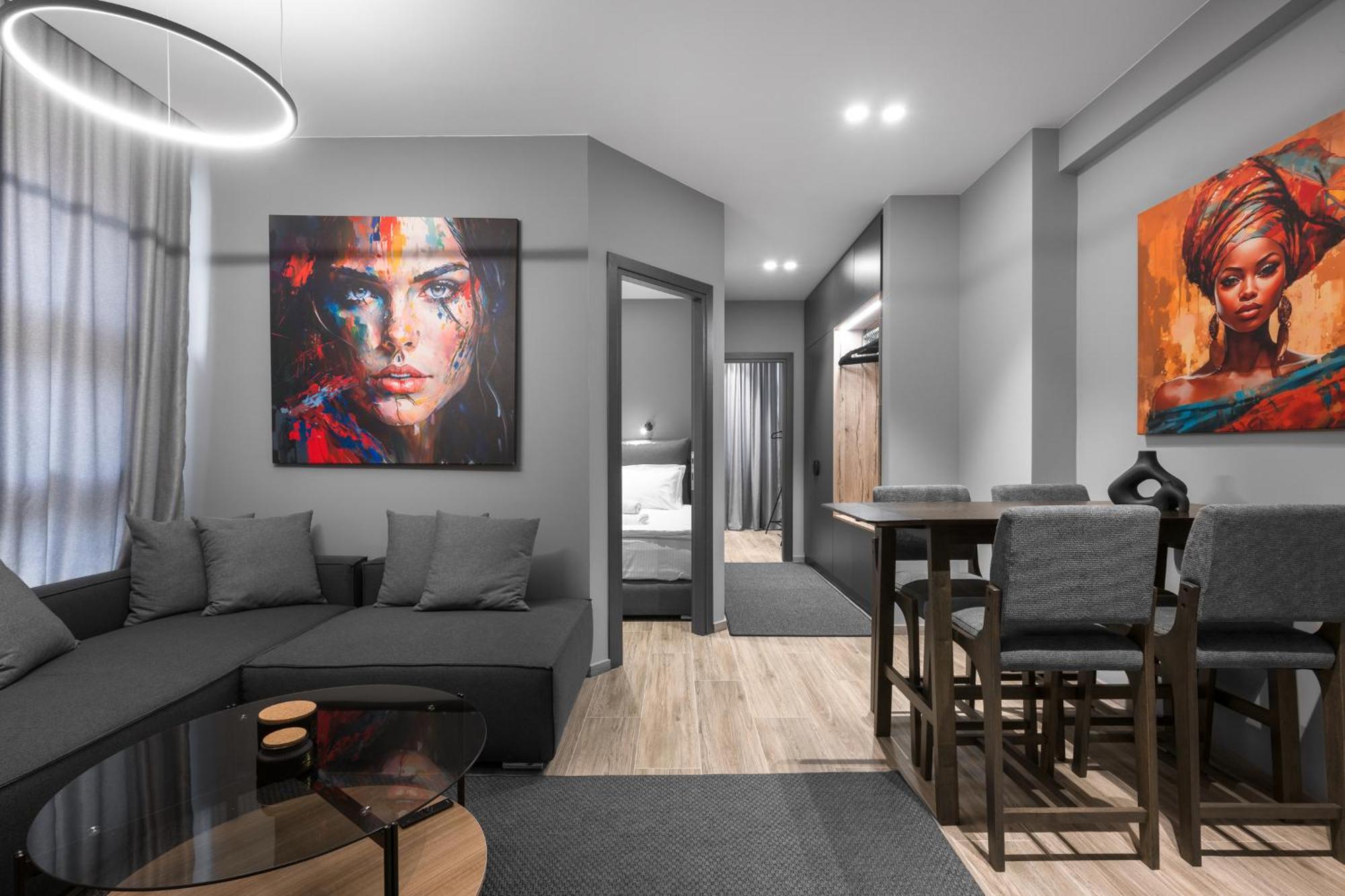No9, Chic & Modern 2Bdr Apartment In The Centre Of Szaloniki Kültér fotó